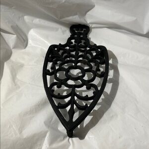 Decorative Black Cast Iron Trivet